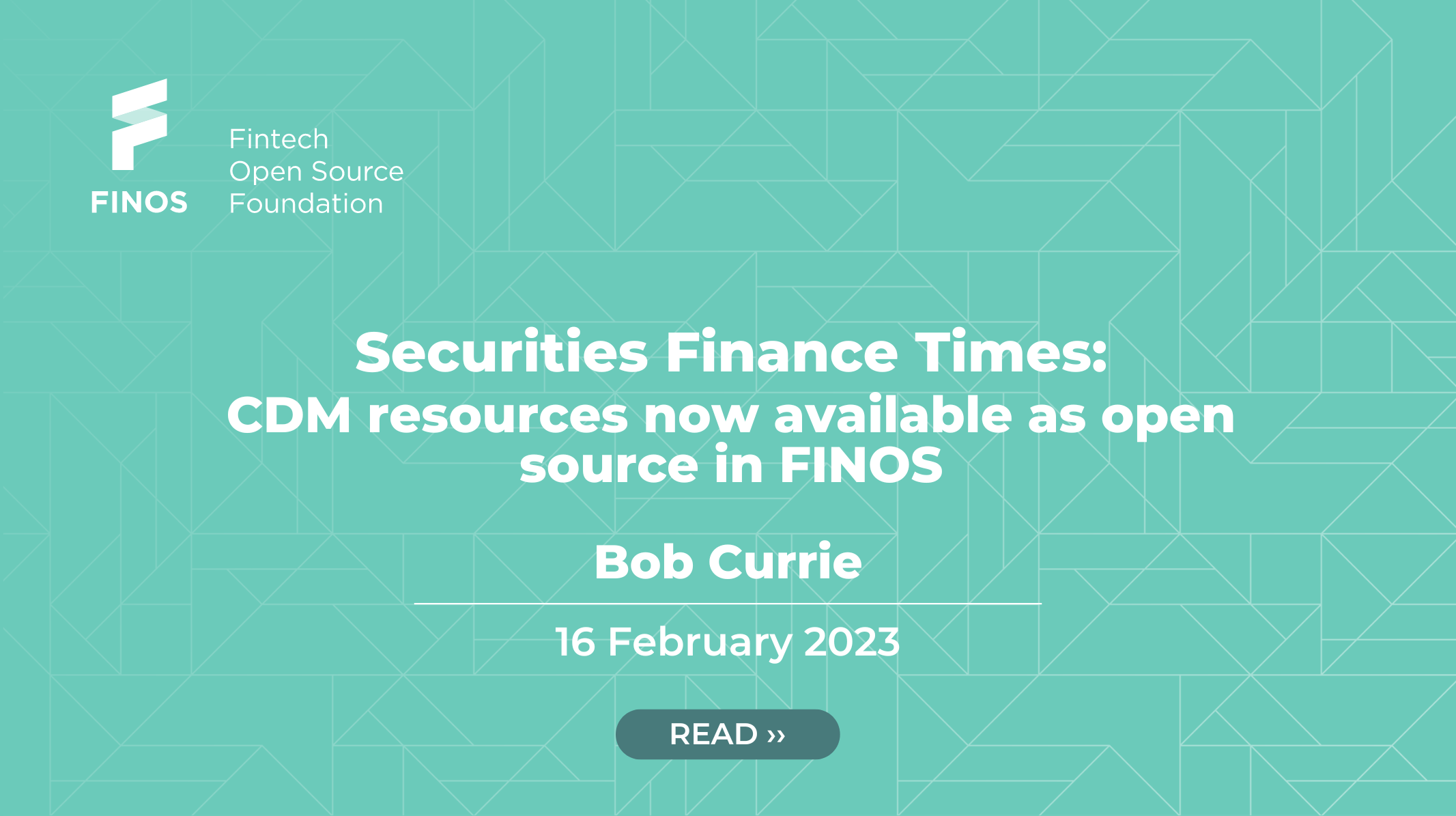 FINOS Resource Center Securities Finance Times CDM Resources Now 